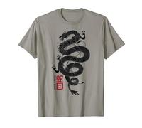 Snake Eyes Coiled Dragon T-Shirt, Men, Slate Grey, XX-Large