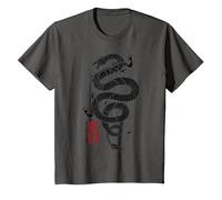 Snake Eyes Coiled Dragon T-Shirt, Youth, Asphalt Grey, 4T