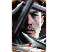 Snake Eyes: G.I. Joe Origins film Metal Tin Sign Retro Wall Decor for Home Gate Garden Bars Restaurants Cafes Office Store Pubs Club Sign Gift 12 X 8 INCH Plaque Tin Sign