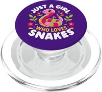 Snake Girl - I Love Snakes - Woman Snakes PopSockets PopGrip for MagSafe