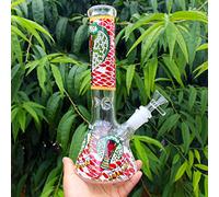 Snake Glass Bong - 14.5mm Bowl, 26cm Height, 400g, Glowing Water Bong with Tornado Filter