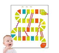 Snake Grid Floor Stickers | Footprint Stickers - Hopse Footprint Room Decoration, Interactive Hopse Footprint Room Decoration for Bedroom, Classroom Pologmase
