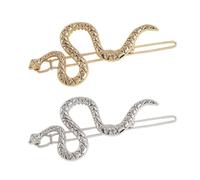 Snake Hairpins For Woman Gold/Silver Color Metal Snake Hair Fringe Decoration Novelty s Headwear Z9R5 Hair Woman's