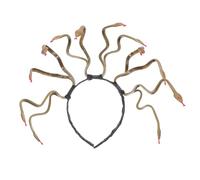Snake Halloween Headband Costume Accessory for Women, Halloween Season | Plastic and Vinyl Build, Snake Design, Lightweight Comfort for Photo Shoots, Reusable Value