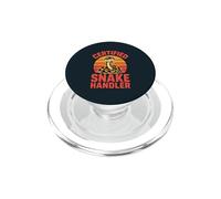 Snake Handler Reptile Serpent Keeper PopSockets PopGrip for MagSafe