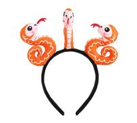 Snake Headband,Pet Snake Headband,Cute Headbands with 3 Cartoon Snakes | Head Accessories, New Year Costume, Animal Hairpin for Birthday,