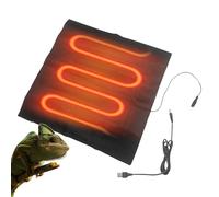 Snake Heat Pad,USB Plug in Pet Heating Pad Waterproof - Dustproof Pet Warming Mat, Foldable Reptile Heater for Snake, Lizard, Small Mammals