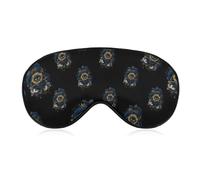 Snake Illuminati Eye of Providence Blackout Sleep Mask for Side Sleeper Soft Covers for Travel Essentials Nap