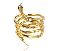 Snake Jewelry,Women's Medusa Bracelet Necklace, Bendable Snake Bracelet, Snake Necklace, Flexible Multi-Purpose Alloy Snake Jewelry (Gold)