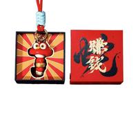 Snake Keychain, Keychain Charm | Cute Cartoon Chinese Snake Handbag Charm - Year of the Snake Ornament, Wealth Keychain, Snake Lucky Pendant for