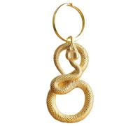 Snake Keychain - Snake Year Decorative Keychain, Traditional Chinese Ornament | Chinese Style Animal Key Chain, 2025 Snake Year Hangable Ornament, Brass Animal Key Ring For Bag, Purse Supplies