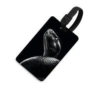 Snake Looking Into The Distance Minimalist Luggage Tag Travel Bag Suitcase Baggage Name Tags