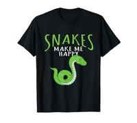 Snake Lover - Snakes Makes Me Happy T-Shirt