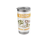 Snake Lover Warning May Suddenly Start Talking About Snakes Stainless Steel Insulated Tumbler