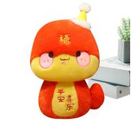 Snake Mascot Stuffed Animal - 2025 Mascot Plush Animal, Happy Chinese Mascot, Plush Snake Plush Animal - Stuffed Animal, Red New Year Decoration