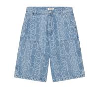 Snake Nixon Double Knee Short - female - Carhartt Wip - Denim Shorts - Blue - M - Shorts M