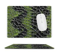 Snake Pattern Mouse Pad Waterproof Ultra-Thin Non-Slip Rubber Base Square Mouse Mat Gaming Mousepad 7.9"x9.4"
