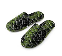 Snake Pattern Slippers Women Winter Warm Cotton Hotel Slippers Anti-Slip Bedroom Slip-Ons Shoes 36-37_(5.5-6)