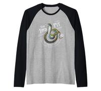 Snake Pit Cobra Vintage Bar Retro Americana Reptile Raglan Baseball Tee