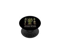 Snake Plant Botanical Anatomy Diagram Vintage Style PopSockets Adhesive PopGrip
