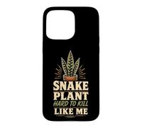 Snake Plant Hard To Kill Like Me Funny Houseplant Gift Case for iPhone 15 Pro Max