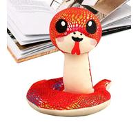 Snake Plush Animal, 2025 Year of the Snake Plush Animal, New Year Mascot Snake Plush Toy - Glitter Snake Plush Toy for Boys and Girls, Sleeping Companion Toys, Ornament