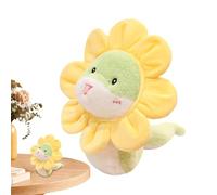 Snake Plush Animal, Chinese Snake Plush Toy - 9.45 Inch Chinese Style Sunflower Plush Snake, Year of the Snake Plush Toy, Decorative Cushions for Sofa, Faux Sex