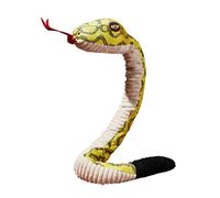 Snake Plush Dog Toy, Lovely Plush Snake Design Squeaky Dog Toys For Aggressive Chewers, Bite-resistant Soft Pet Toy Snake For Chewing Relieve Boredom