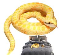 Snake Plush Toy - 110 cm Large Snake Plush Toy | Plush Toy for and Adults Soft Decorative Serpent for Halloween Party Gift Birthday Valentine's Day Holiday