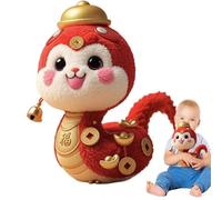 Snake Plush Toy - Plush Stuffed Snake, Adorable Copper Snake Soft Toy | 11- Cute Year Of The Snake Mascot, Chinese Snake Plush Toy For Lunar New Year, Celebration, Kids, Decoration