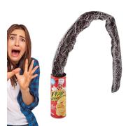 Snake Prank,Creative Snake in a Can Prank Surprise | Frightened Jump Spring Toy, Gag Can Pranks, Halloween Jokes Toys for Party Decorations
