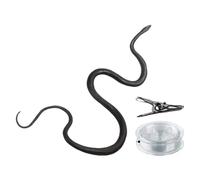 Snake Prank String Toy - Realistic Jump Scare for Party Use | Elastic Rope Fake Snake Gag Surprise Decoration Halloween Fun Trick Novelty Prank Toy Set Home Office Gift Item 120cm