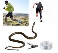 Snake Prank with String and Clip,1 PCS Fake Snake Pranks for Adults,April Fools Prank Kit,Rubber Snake Toy,Fake Snake Prank Kit,Rubber Snakes Prank Set,Clip on Snake Prank,Snake on a String Prank