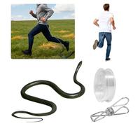 Snake Prank with String and Clip,Fake Snake Pranks for Adults,Snake Prank with String Clip,Fake Snake Prank Kit,Rubber Snake Toy,Rubber Snakes Prank Set,Clip on Snake Prank,Snake on a String Prank