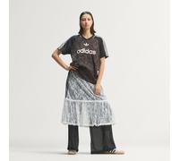 adidas T shirt SNAKE PRINT SATIN JERSEY in Brown EU M