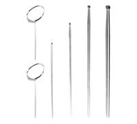 Snake Probe Kit - Reptile Gender Probe Set, Stainless Steel Snake Gender Detector for Corn Snakes, King Snakes & HognoseSnakes, 6-Piece SnakeProbe Tool for Safe and Accurate Sex Identification