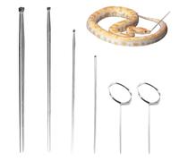 Snake Probe - Reptile, Professional Stainless Steel Probes Kit, Rounded Safety Point | Multifunctional Tool For Reptile Gender Identification, Safe For Snakes Of Different Sizes, Accurate