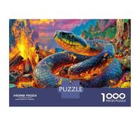 Snake Puzzle 1000 Piece, Jigsaw Puzzle Challenge Eco-friendly Paper Puzzle for Adults & for Age 14 And Up 70x50cm/1000pcs