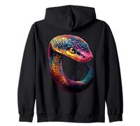 Snake Python Cobra Mamba Rattlesnake Lover Cute Snakes Zip Hoodie