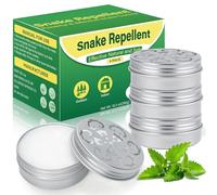 Snake Repellent for Backyard, Pack of 4, Snake Repellent for Outdoor and Indoor, Pet Safe for Home, Yard, Garden, Porch, Garage, Camping