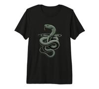 Snake Rising from Water Serpent Premium T-Shirt