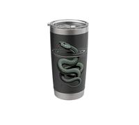 Snake Rising from Water Serpent Stainless Steel Insulated Tumbler