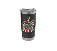 Snake Serpent Christmas Tree Stainless Steel Insulated Tumbler