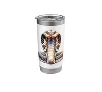 Snake Serpent Cobra x King Cobra Snake Stainless Steel Insulated Tumbler