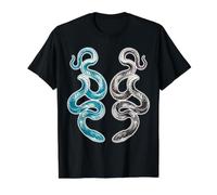 Snake Serpent Twin Tattoo Value Graphic T-Shirt, Men, Black, S