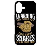 Snake Serpent Warning This Person My Talk About Snakes At Case for iPhone 17