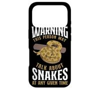 Snake Serpent Warning This Person My Talk About Snakes At Case for iPhone 17 Pro