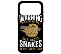 Snake Serpent Warning This Person My Talk About Snakes At Case for iPhone 17 Pro Max