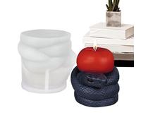 Snake Shape Candle Mould | Silicone Moulds for Snakeform Bodies | Non-stick Materials for Crafts and Crafts in Clay and Resin