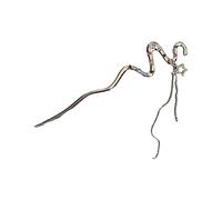 Snake Shape Hairpins Delicate Hair Stick Shining Colorful Zircon Pins For Woman Girls Wedding Hair Accessories